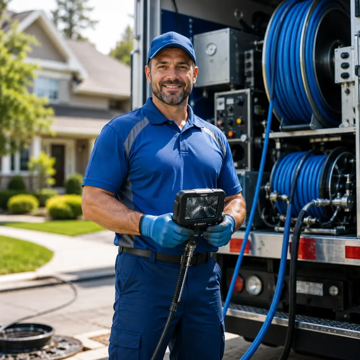 Local outdoor drain cleaning specialists in Darien, WI